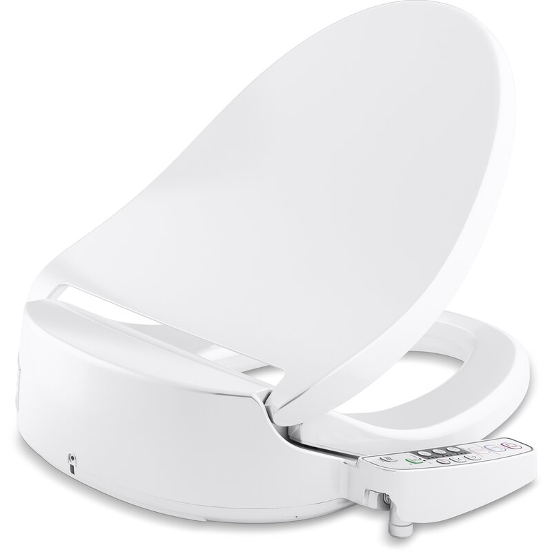 Kohler Novita Elongated Cleansing Toilet Seat White And Reviews Wayfair